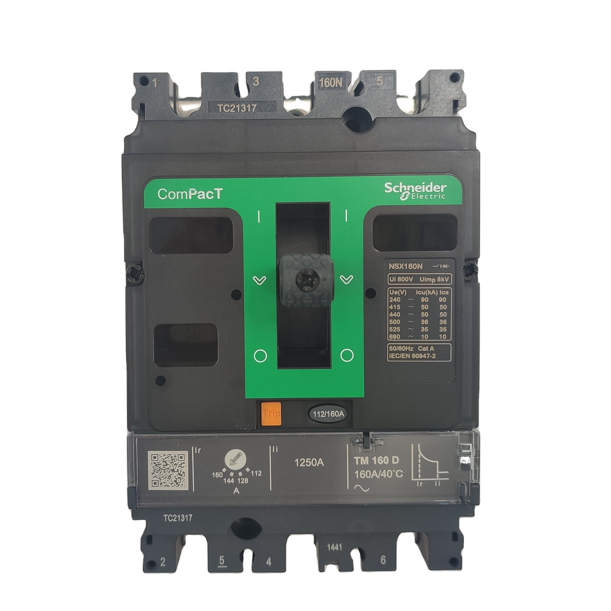 3P/4P MCCB 16–1250A